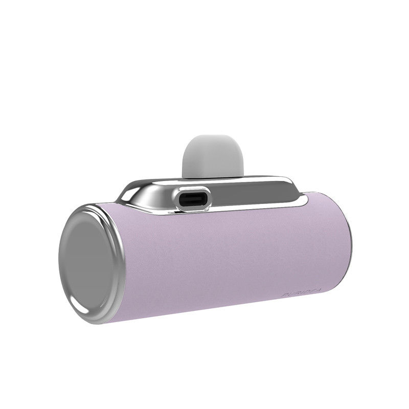 بانک برق چرم E08 مینی قابل حمل با کیسه عطر / کانکتور USB-C