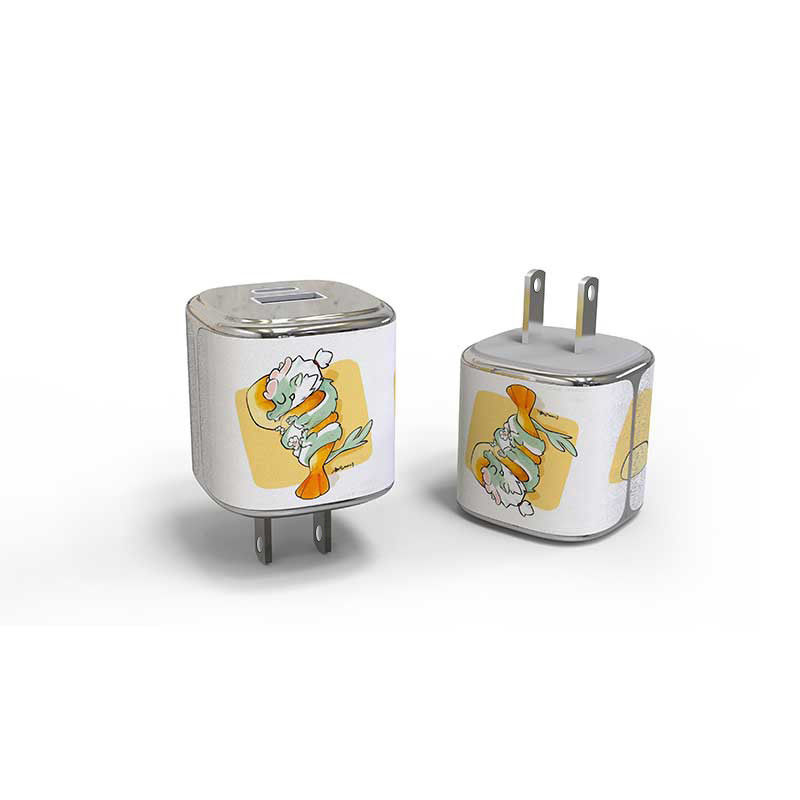 قدرتمند مینی 35W GaN شارژر USB C 2 پورت شارژر سریع پوسته پوست