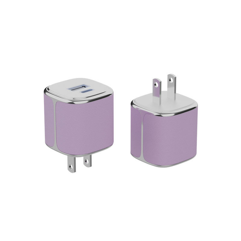 شارژر دیواری GaN Type C PD 35W شارژر دیواری دوگانه USB C با صفحه الکترو